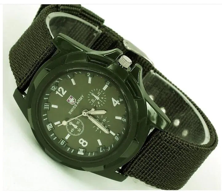 Woven Strap Sports Quartz Watch