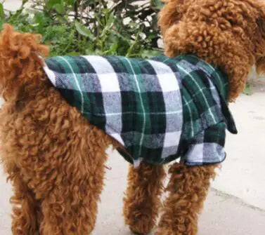 Pet Clothing, Pet Shirt, Checkered Shirt