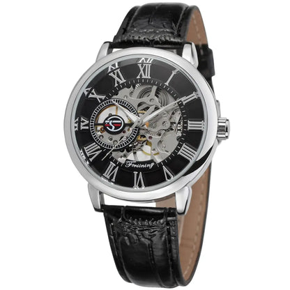 Men's Stylish Vintage Hollow Mechanical Watch