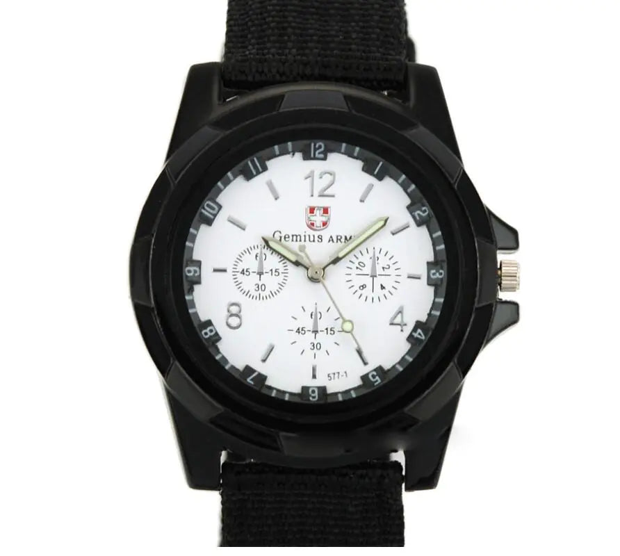 Woven Strap Sports Quartz Watch