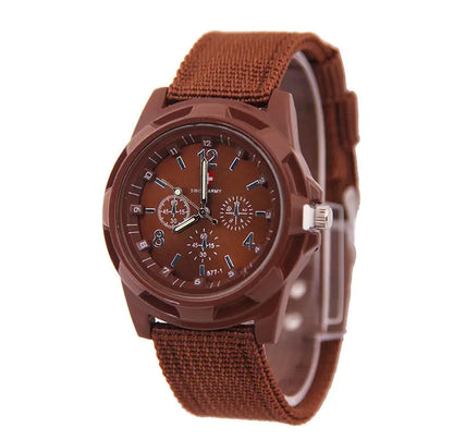 Woven Strap Sports Quartz Watch
