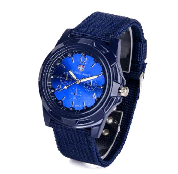 Woven Strap Sports Quartz Watch