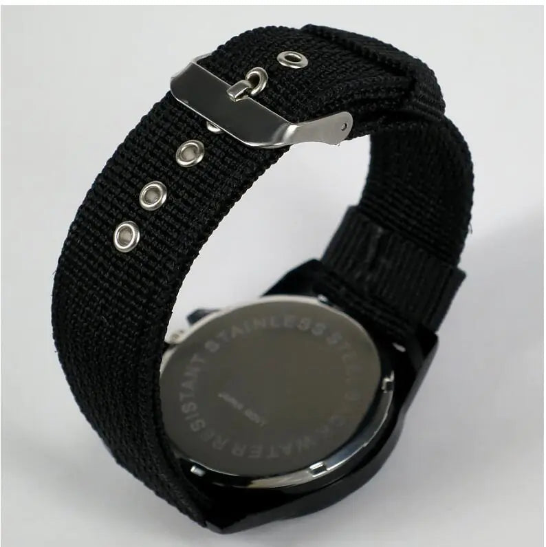 Woven Strap Sports Quartz Watch