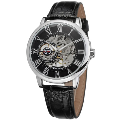 Men's Stylish Vintage Hollow Mechanical Watch