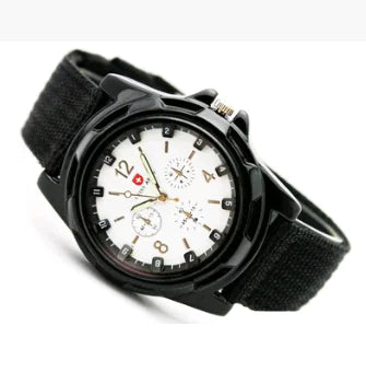 Woven Strap Sports Quartz Watch
