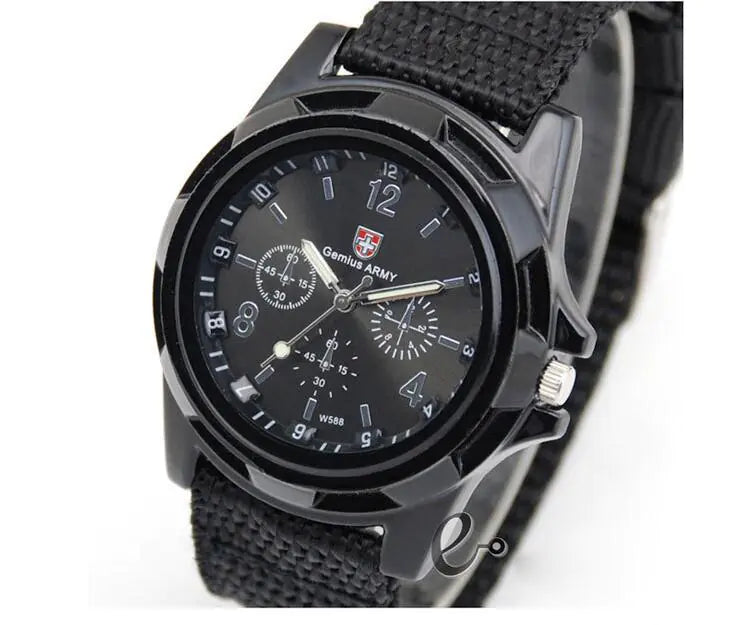 Woven Strap Sports Quartz Watch